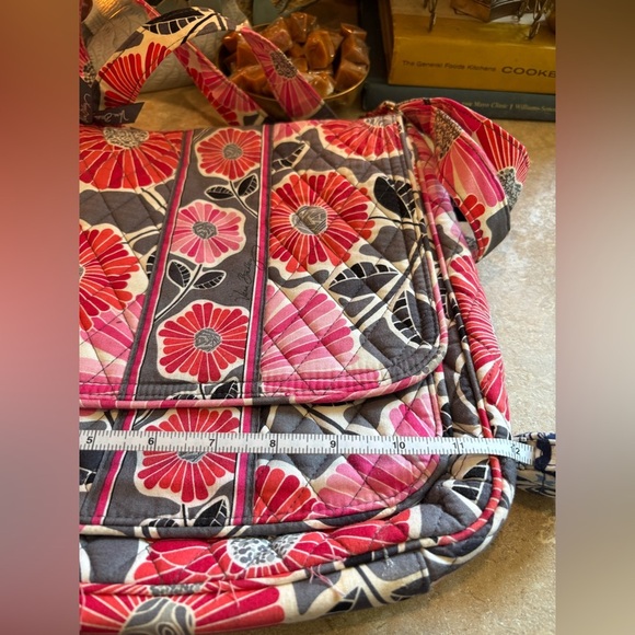 Vera Bradley Cherry Blossoms Large Crossbody Purse - Picture 10 of 11